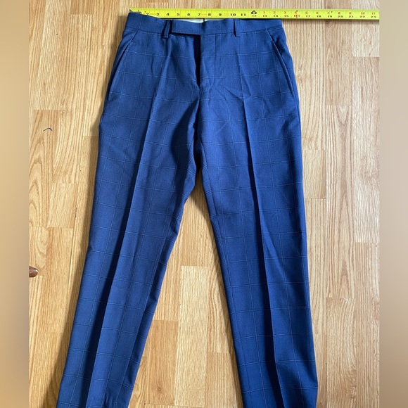 SUITSUPPLY Washington Blue Suit with Vest size 44 great condition - Picture 6 of 7